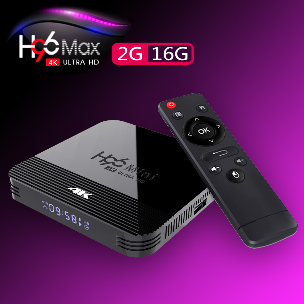 Best Android box tv 2g 16g 4k box H96 mini H8 android  tv Set-top box 