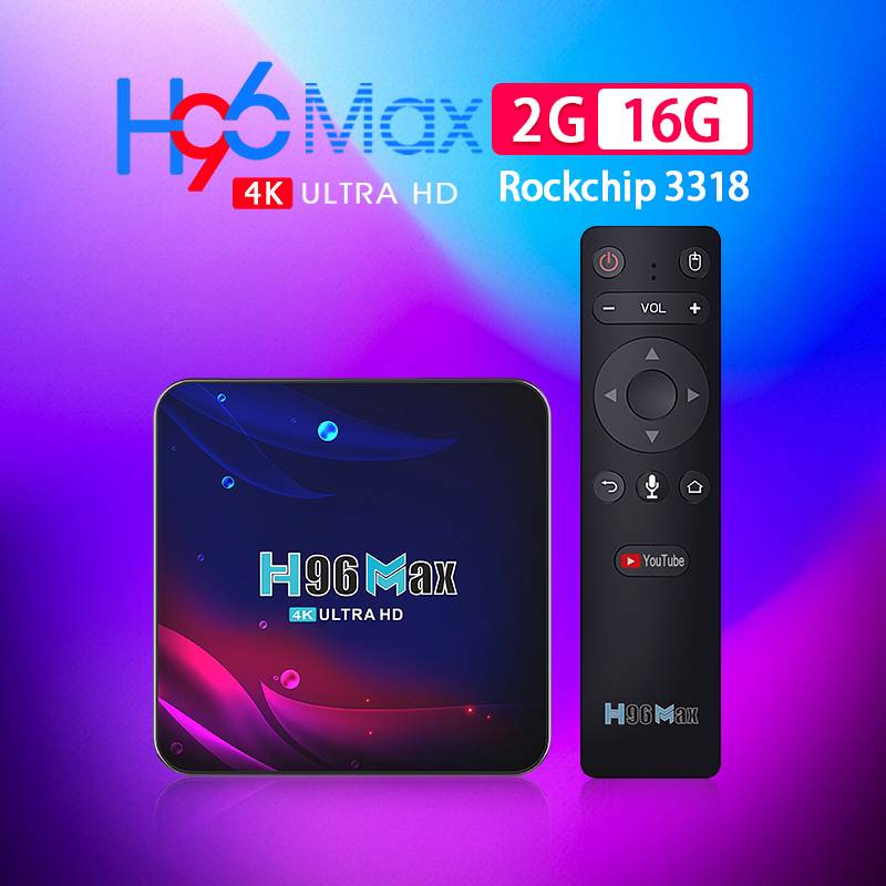 H96 Max V11  Android 11.0 4K h96max TV BOX With BT Bluetooth Gyros Remote