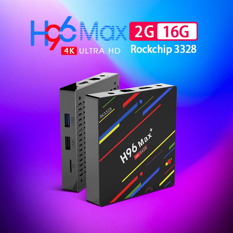 H96 Max+RK3328 TV Box 2GB RAM 16GB ROM Android 9.0 Media Player