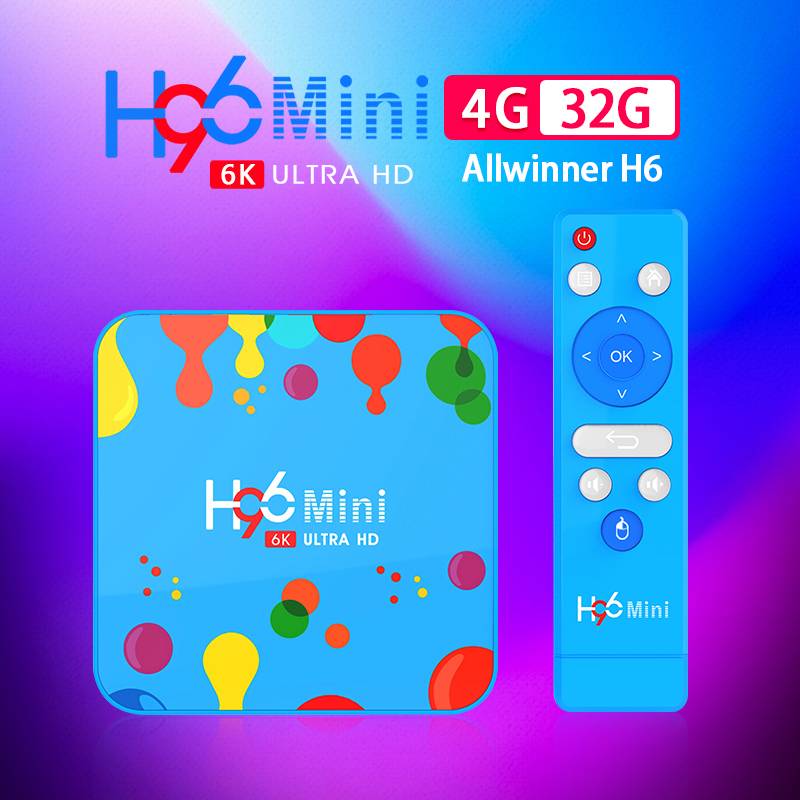 H96 Mini H6 4GB 32GB Android 9.0 Allwinner H6 Quad Core 6K oem tv box 