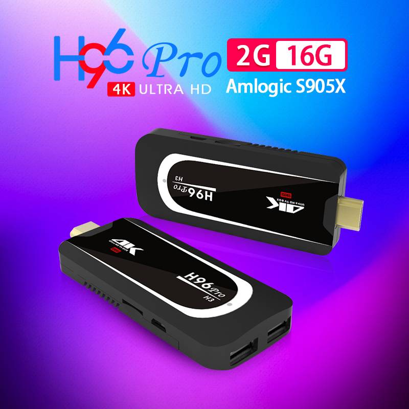 H96 PRO H3 BT4.0 Amlogic S905X Quad Core Android 7.1 TV Stick