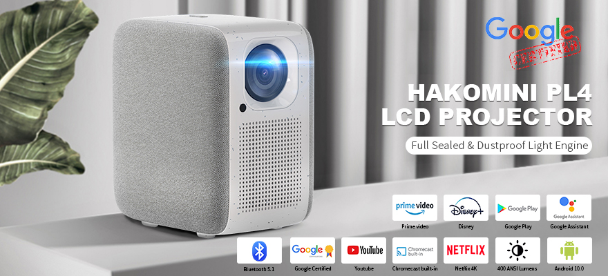 Best selling google certified projector home theater