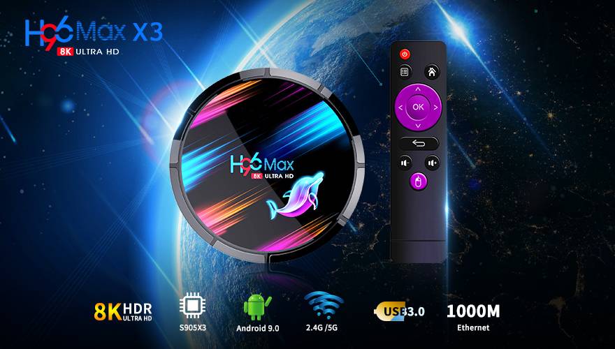 Why choose H96MAX X3 TV box android 9.0 smart tv box